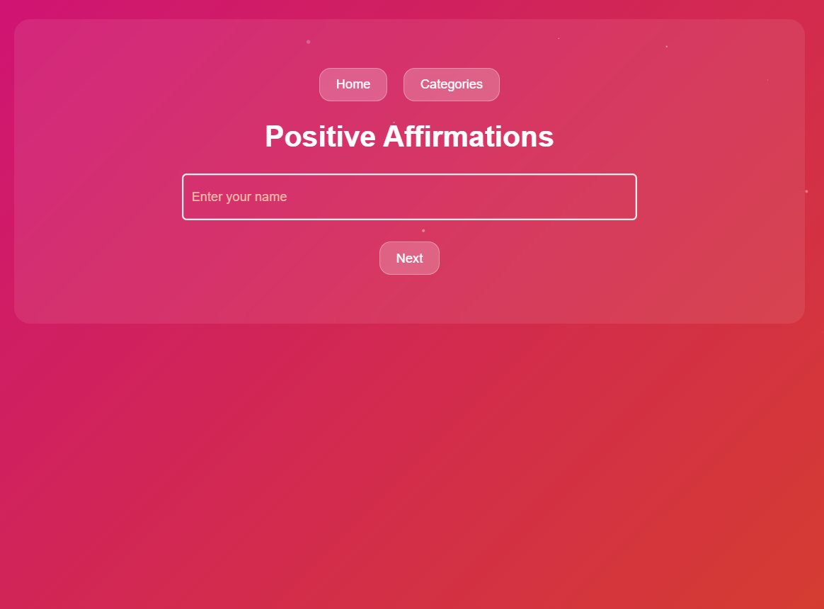 Affirmations Generator